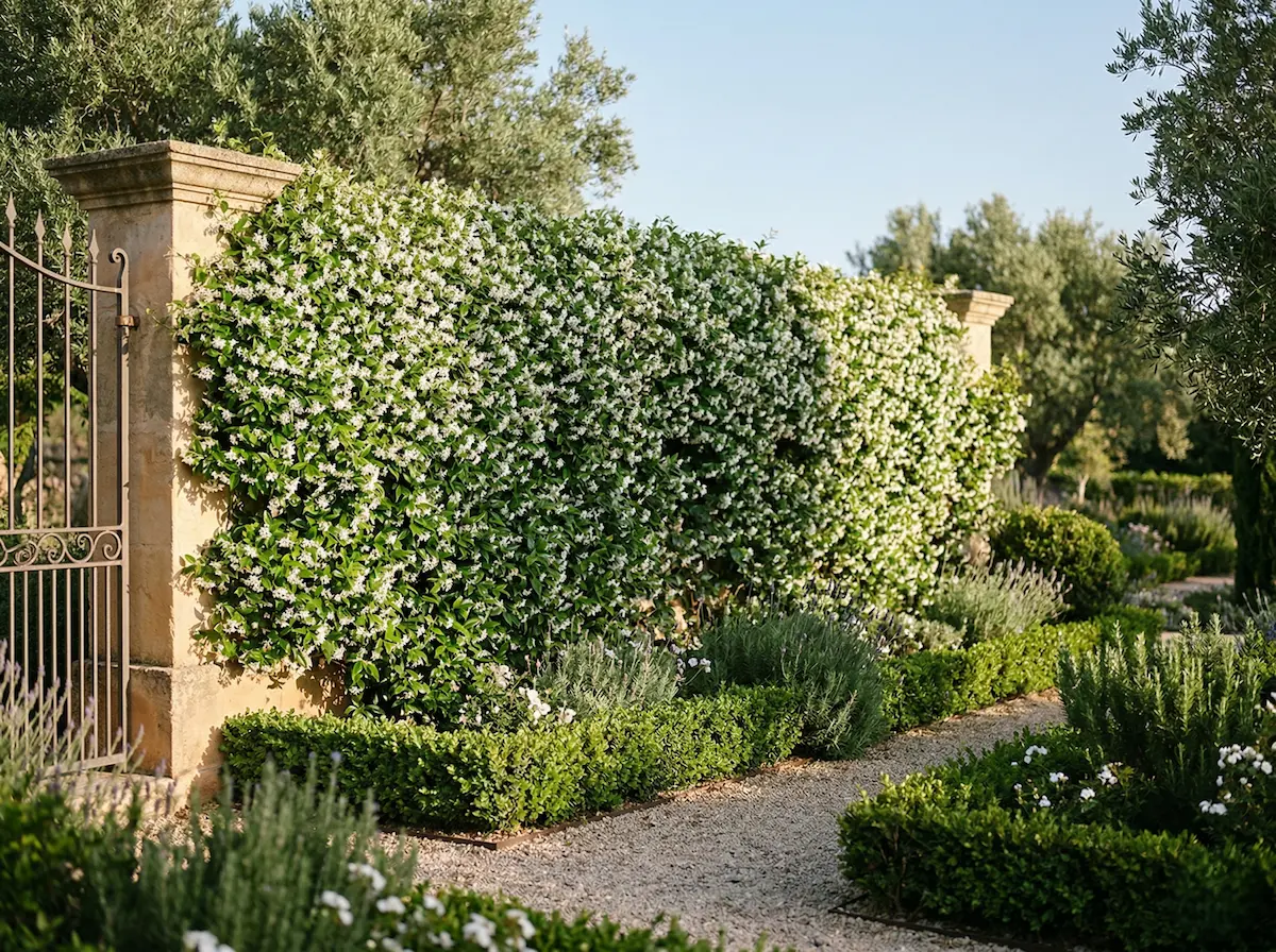 trachelospermum sobre muro | jardinesconestiloes Trachelospermum Sobre Muro Trachelospermum Jasminoides Falso Jazmín