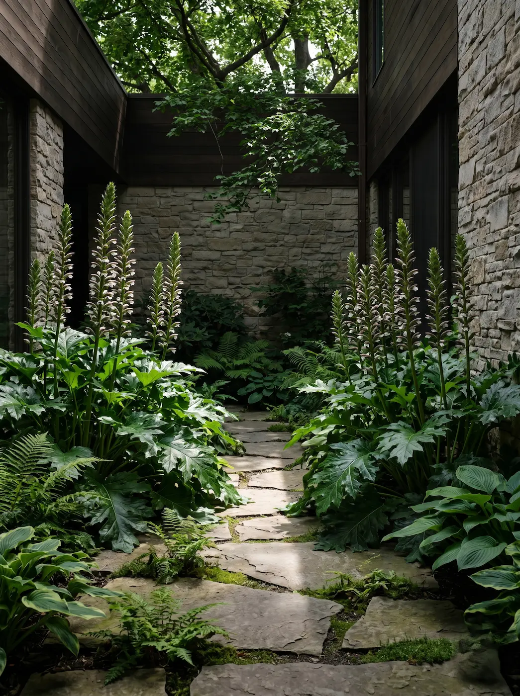 acanthus mollis en patio | jardinesconestiloes Acanthus Mollis En Patio El Acanto acanthus Mollis La Escultura Del Sotobosque