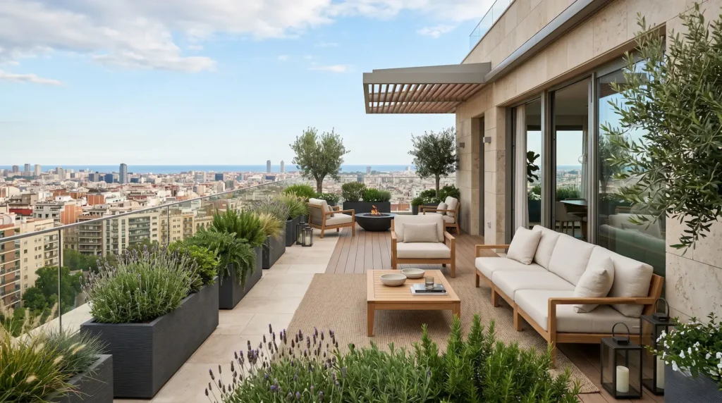 atico en madrid | jardinesconestiloes Atico En Madrid El Refugio Elevado La Ingeniería Botánica En Las Alturas