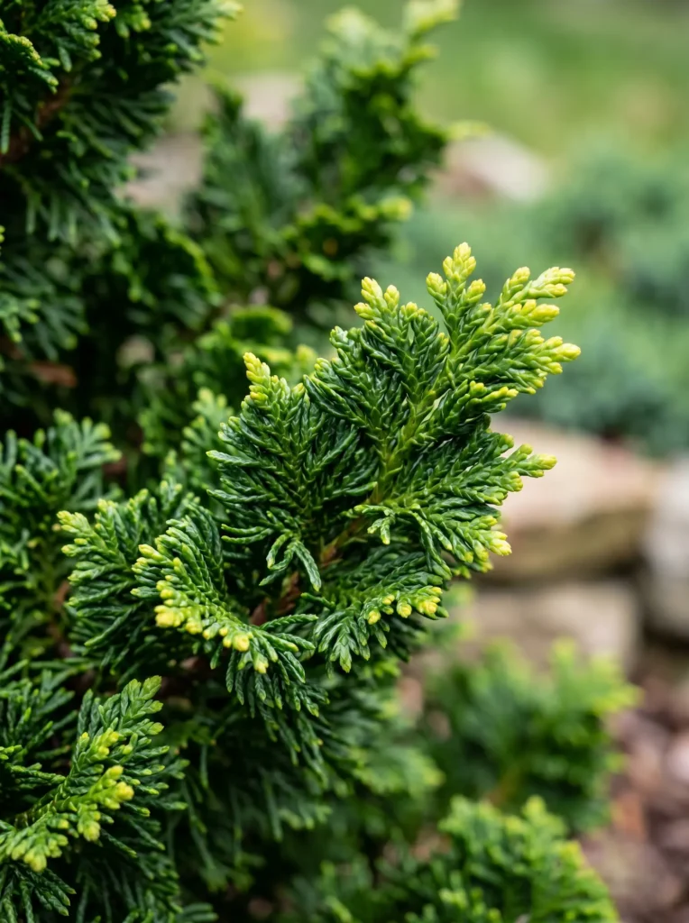 chamaecyparis obtusa detalle | jardinesconestiloes Chamaecyparis Obtusa Detalle Chamaecyparis Obtusa nana Gracilis La Escultura Viva Y El Detalle Milimétrico'Nana Gracilis', un estándar profesional de vigor botánico.