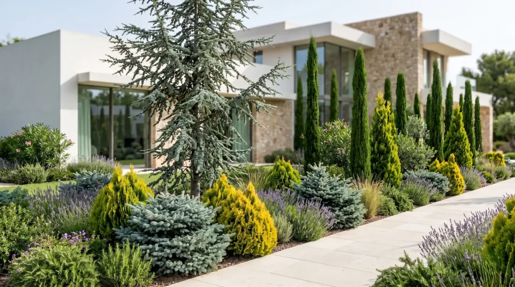 coniferas cabecera | jardinesconestiloes Coniferas Cabecera Coníferas Para Jardín Arquitectura Orden Y Diseño De Excelencia