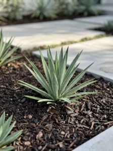 detalle agave | jardinesconestiloes Detalle Agave El Desafío Térmico Estrategias De Excelencia Para El Espacio Exterior Estival