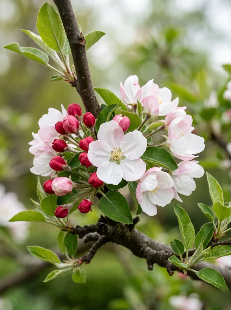 detalle flor de malus evereste | jardinesconestiloes Detalle Flor De Malus Evereste Malus Evereste La Atracción Floral Y La Geometría Cuidada'Evereste', un estándar profesional de vigor botánico.