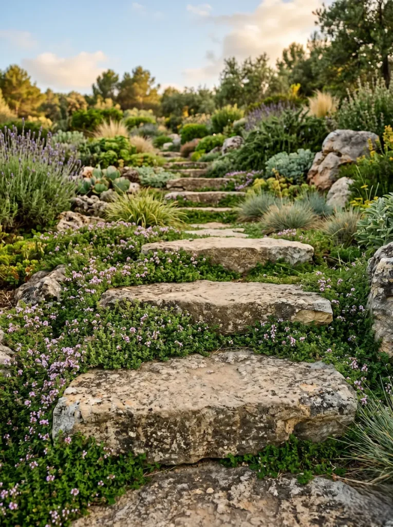 escaleras de piedra 3 | jardinesconestiloes Escaleras De Piedra 3 Escaleras De Piedra Otra Solución Para El Desnivel Y El Ritmo En El Jardín