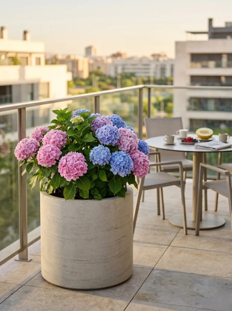 hortensias maceta terraza | jardinesconestiloes Hortensias Maceta Terraza Plantas Para Terrazas Soleadas El Reto Del Calor En La Orientación Sur