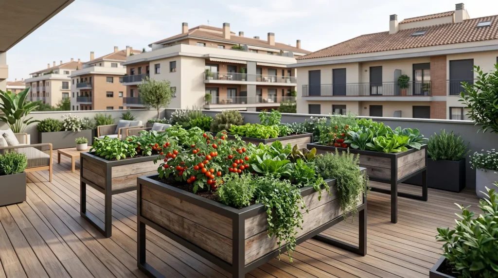 huertos urbanos en terraza | jardinesconestiloes Huertos Urbanos En Terraza El Huerto En Casa Cultivo Urbano Y Bienestar Emocional