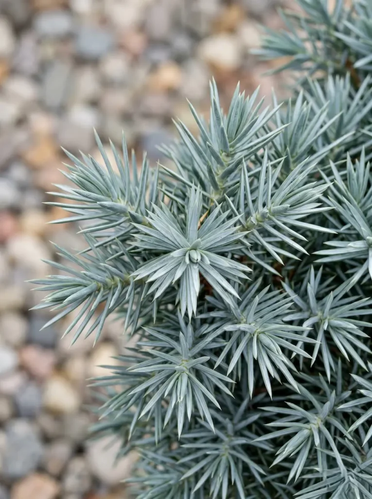 Juniperus Blue Star Detalle Juniperus Squamata blue Star La Textura Estelar Y El Contraste Cromático'Blue Star', un estándar profesional de vigor botánico.