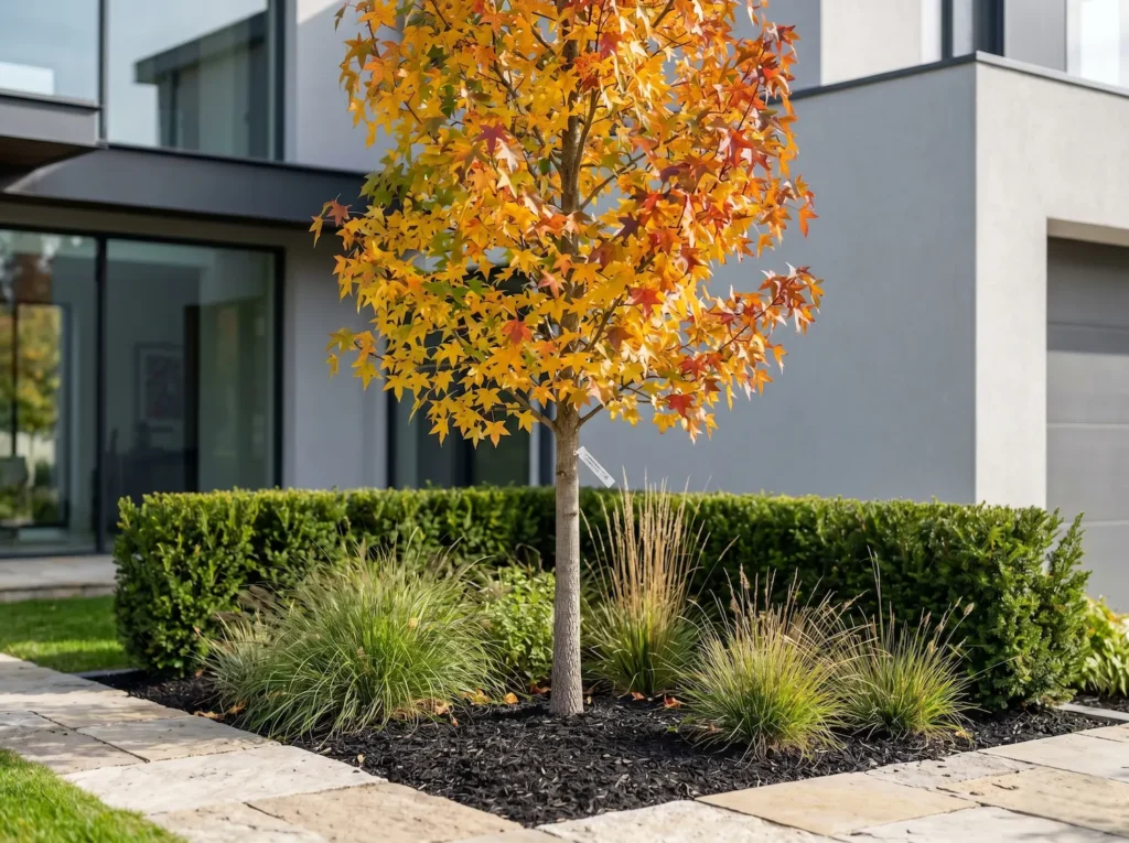 Liquidambar Otoño Cabecera Liquidambar Styraciflua La Arquitectura Cromática Del Paisaje Otoñal