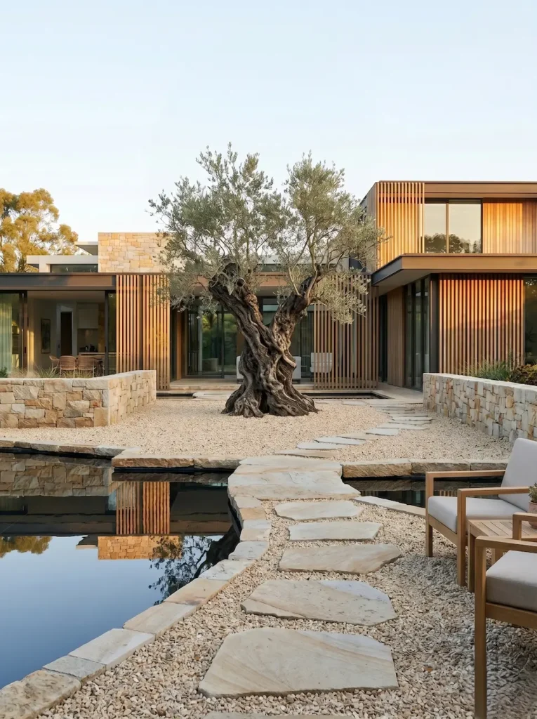 olivo ejemplar árboles | jardinesconestiloes Olivo Ejemplar árboles Árboles Paisajísticos La Estructura Del Diseño Exterior