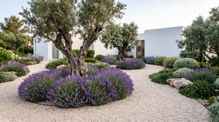 Panoramica Jardin Con Olivos Y Aromaticas La Esencia Del Sur Cómo Crear Un Jardín Mediterráneo
