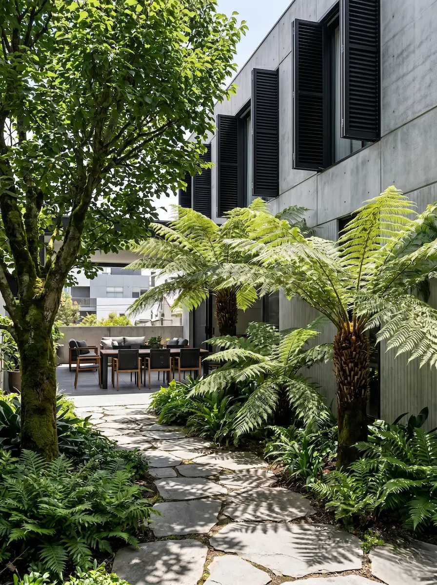Rincones De Sombra 1 El Dominio De La Sombra Diseño Cuidado En Jardines De Planta Baja