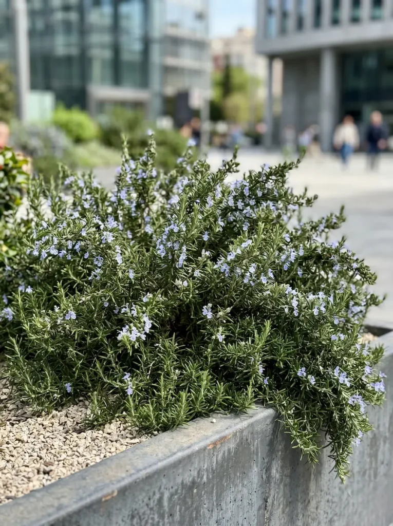 romero en entorno urbano | jardinesconestiloes Romero En Entorno Urbano Cuatro Especies Autóctonas Para Vertebrar La Ciudad