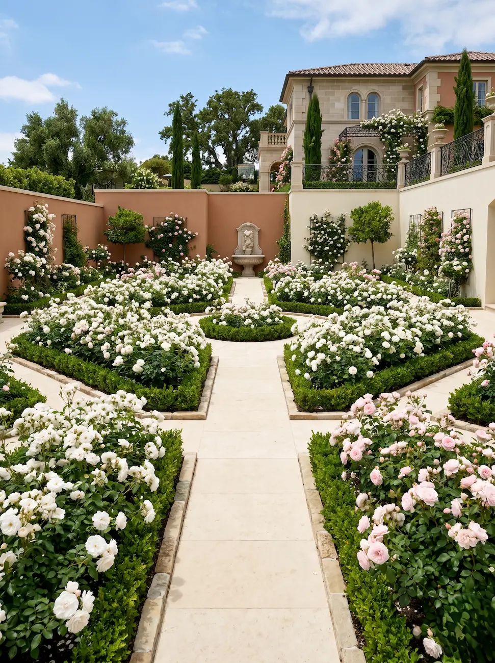 rosaleda en jardín interior | jardinesconestiloes Rosaleda En Jardín Interior qué Es Una Rosaleda Claves Para Diseñar El Jardín De Rosas Perfecto