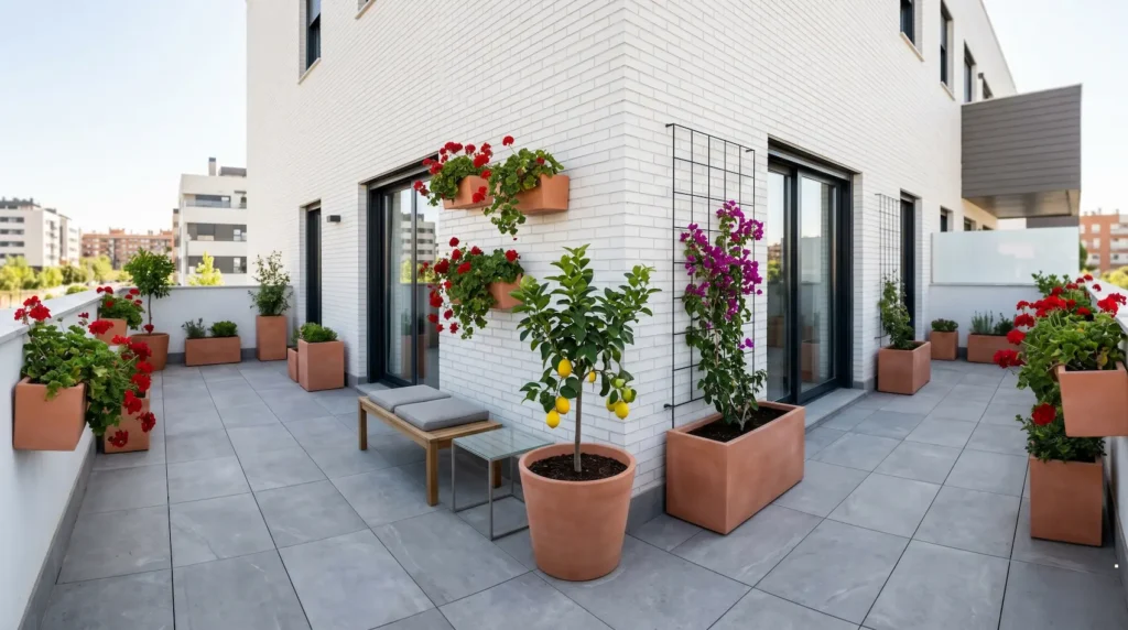 terraza con palntas de patio andaluz | jardinesconestiloes Terraza Con Palntas De Patio Andaluz Plantas Para Patio Andaluz La Selección Botánica Para Un Diseño De Excelencia