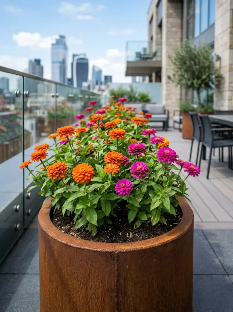 zinnia en maceta | jardinesconestiloes Zinnia En Maceta La Cronología Del Paisaje Planificación Botánica Y Ciclos Vitales