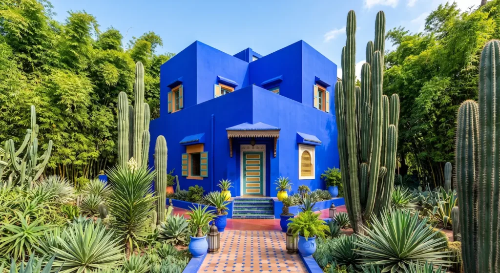 detalle casa jardín majorelle | jardinesconestiloes Detalle Casa Jardín Majorelle Geometrías De La Excentricidad La Razón Arquitectónica Detrás Del Eclecticismo Paisajístico
