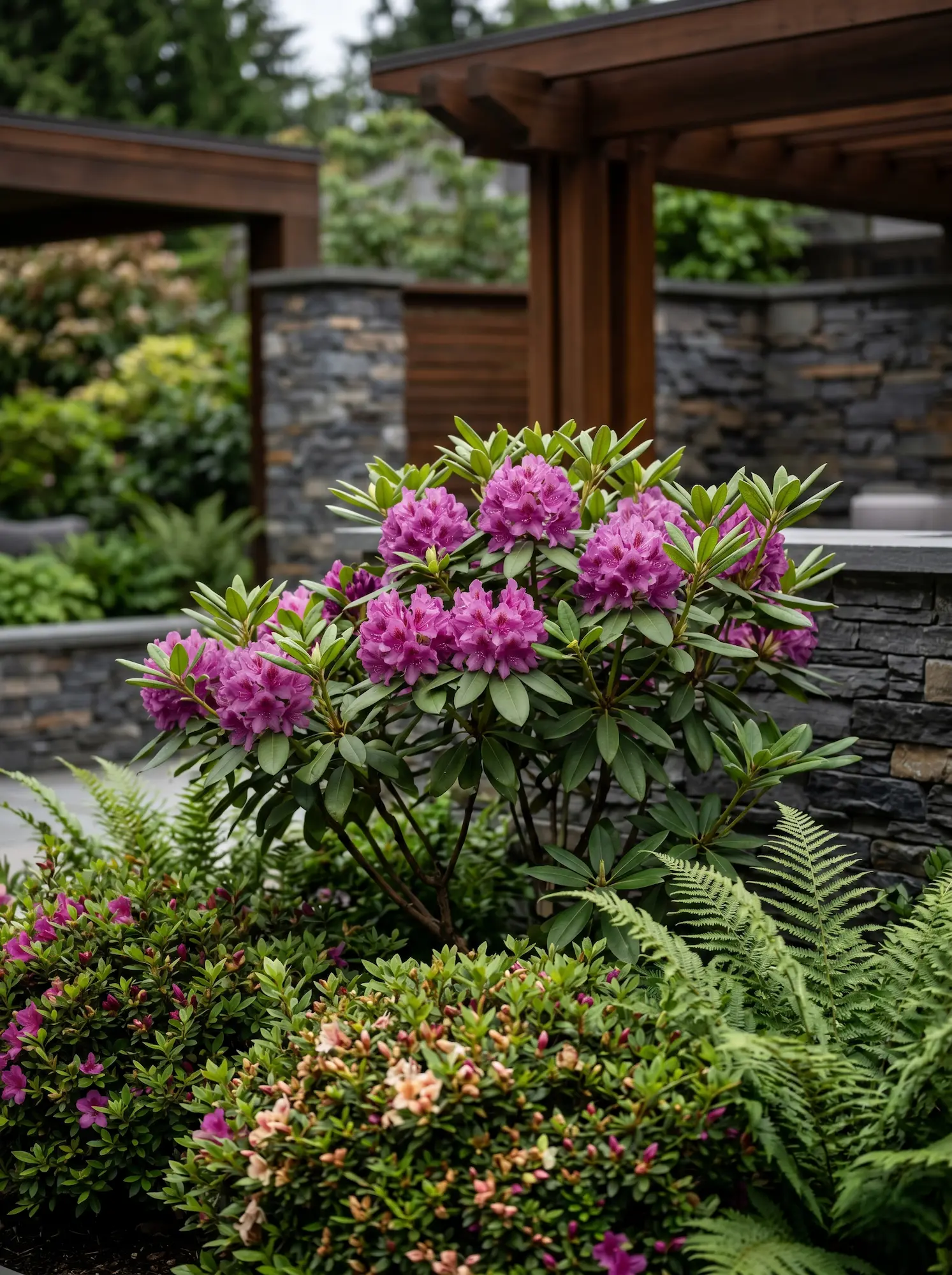 Rhododendro Y Azalea 8 Plantas De Sombra Arquitectura Y Color En La Estructura Del Jardín