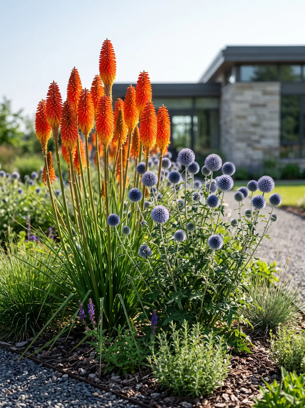 Kniphofia | jardinesconestiloes Kniphofia Fuego Y Éter La Coreografía Cromática Del Borde Perenne