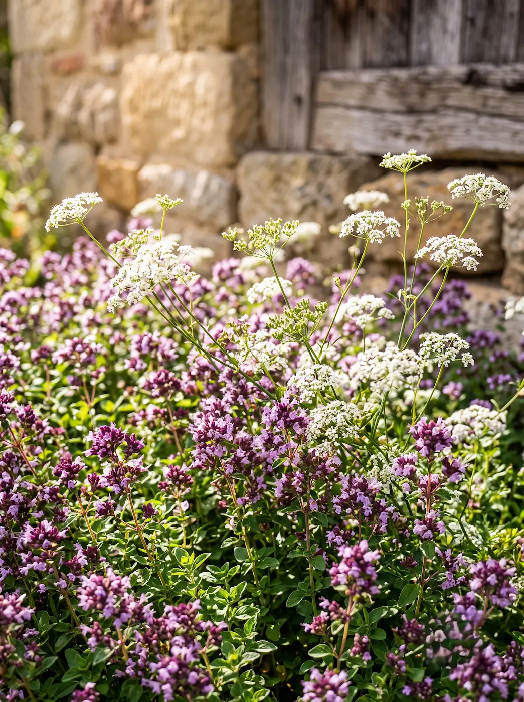 Orégano Y Anís | jardinesconestiloes Orégano Y Anís Jardín Aromático Y Vibrante Equinácea Orégano Anís Y Allium