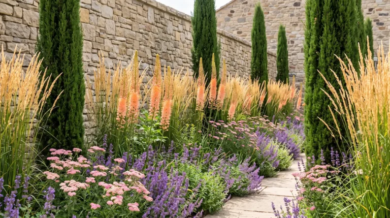 Combinacion Cipres Erumurusmilenrama Y Agastache Ritmo Vertical Y Aromaterapia El Borde Dinámico Que Sana El Paisaje