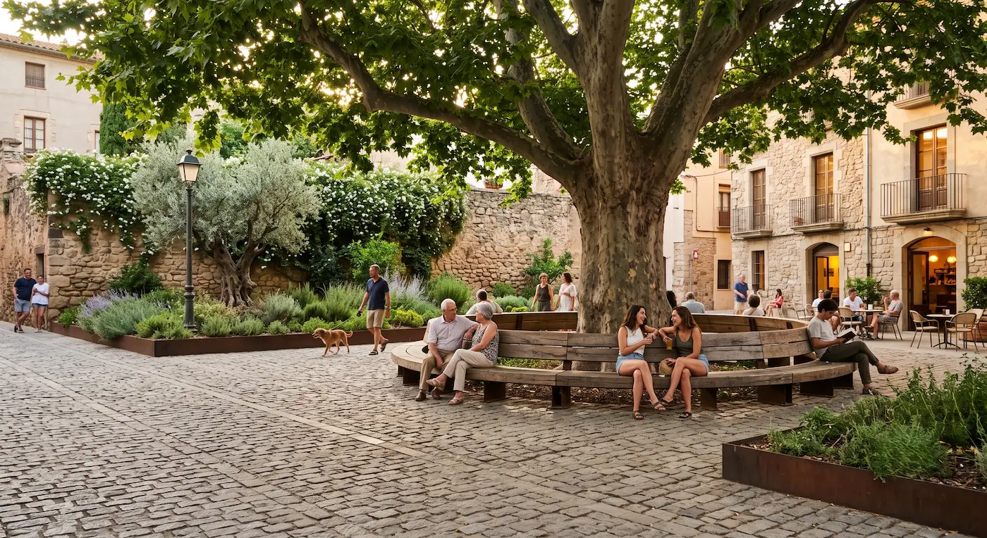 Jardín Con Alma En Barrio Antiguo El Espíritu Del Lugar Cómo Diseñar Sin Destruir La Memoria Visual De Un Barrio