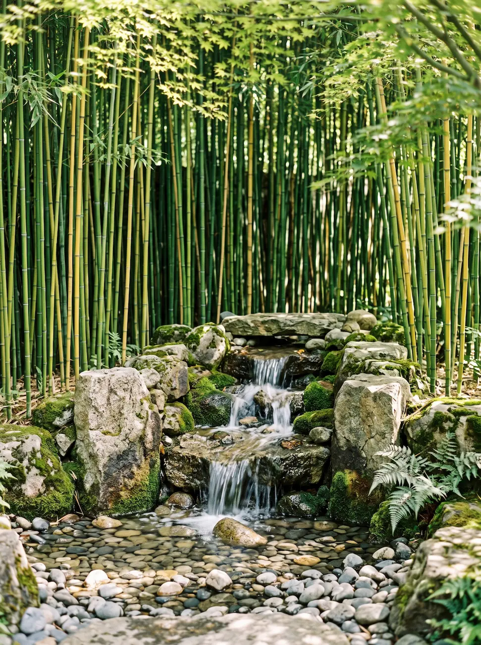 jardin de los sonidos bambu y agua | jardinesconestiloes Jardin De Los Sonidos Bambu Y Agua Jardín Del Sonido La Cascada El Siseo Y La Arquitectura Acústica