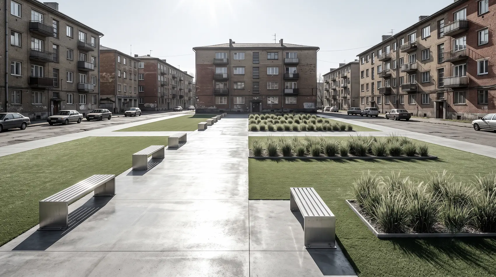 Jardín Moderno Barrio Antiguo El Espíritu Del Lugar Cómo Diseñar Sin Destruir La Memoria Visual De Un Barrio
