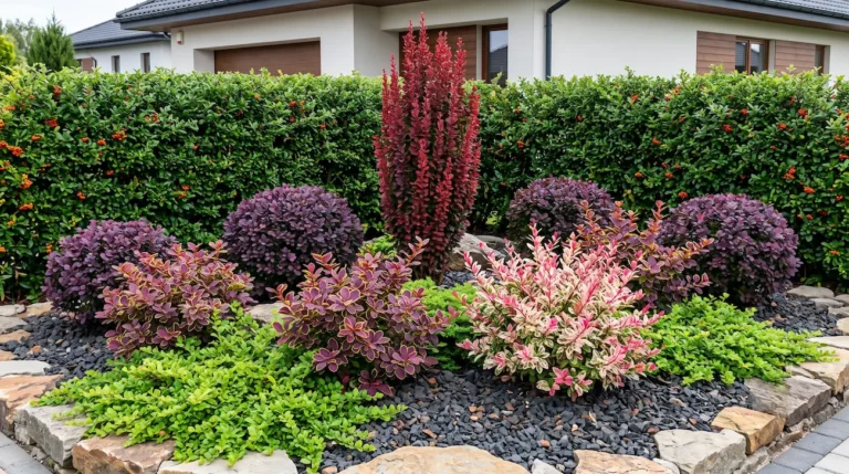 Macizo De Berberis En Variedades Portada Arquitectura Defensiva La Sinfonía Cromática En Berberis Y Pyracantha