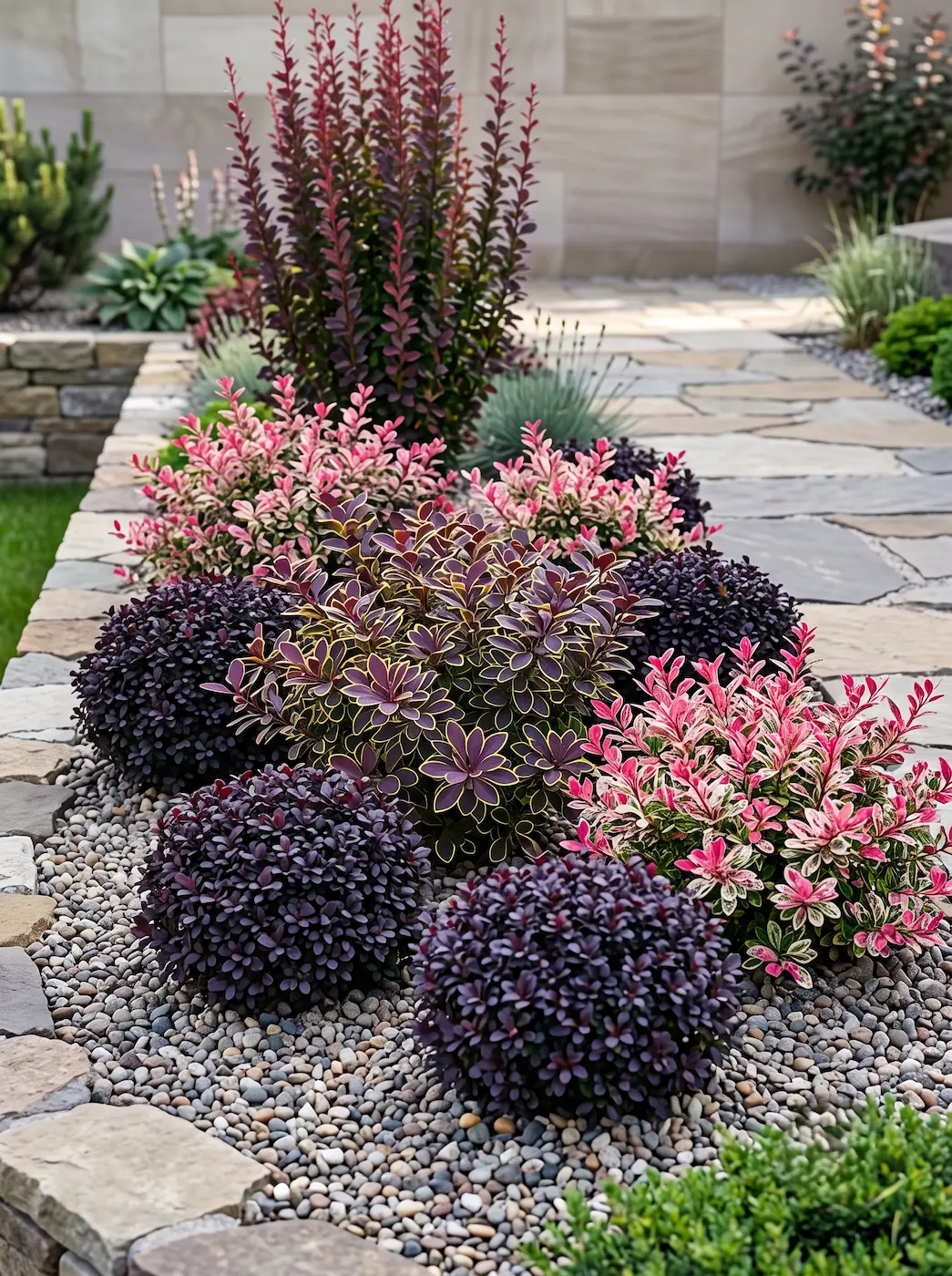 macizo de berberis en variedades | jardinesconestiloes Macizo De Berberis En Variedades Arquitectura Defensiva La Sinfonía Cromática En Berberis Y Pyracantha