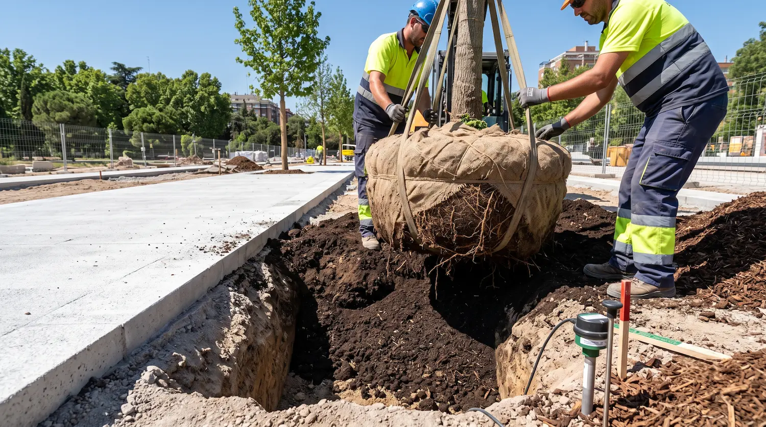 plantación de ejemplar a cepellón | jardinesconestiloes Plantación De Ejemplar a Cepellón La Ilusión Verde El Coste Oculto De La Jardinería En La Gran Obra