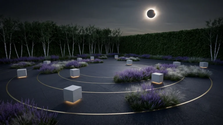 Eclipse1 El Día Que El Jardín Miró Al Cielo Un Refugio De Diseño Para El Gran Eclipse