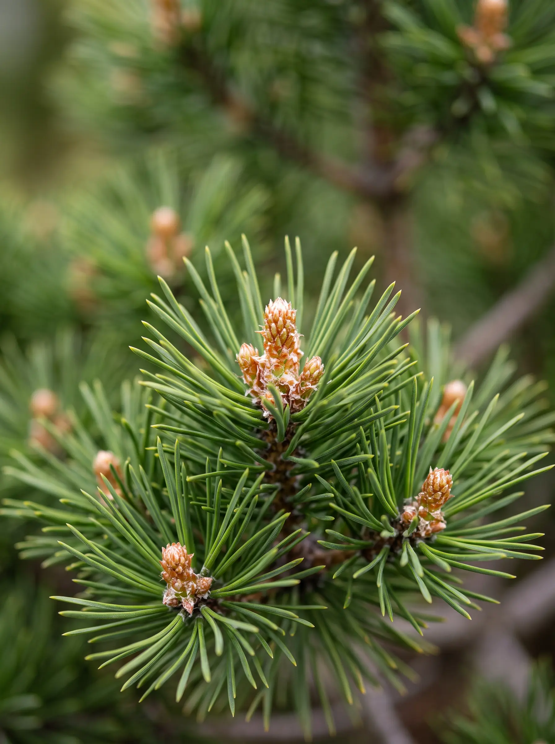 Pinus mugo mughus textura aciculas velas primavera jardines con estilo Pinus Mugo mughus pino Negro Enano Estructura Alpina Y Volumen Perenne'Mughus'.