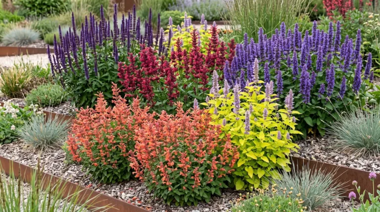 Variedades De Agastache En Tonos Púrpura Violeta Coral Cereza Y Follaje Amarillo La Revolución Silvestre Agastache Como El Nuevo Pilar Del Paisaje Contemporáneo