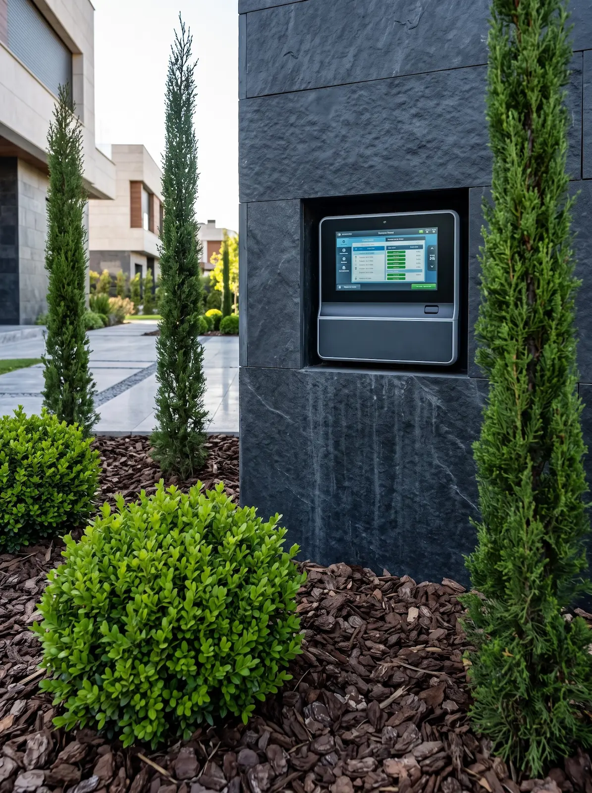 vista de programador electronico de instalación de riego jardín nuevo | jardinesconestiloes Vista De Programador Electronico De Instalación De Riego Jardín Nuevo Protocolo De Entrega En Paisajismo Gestión De Garantías Y Control De Obra